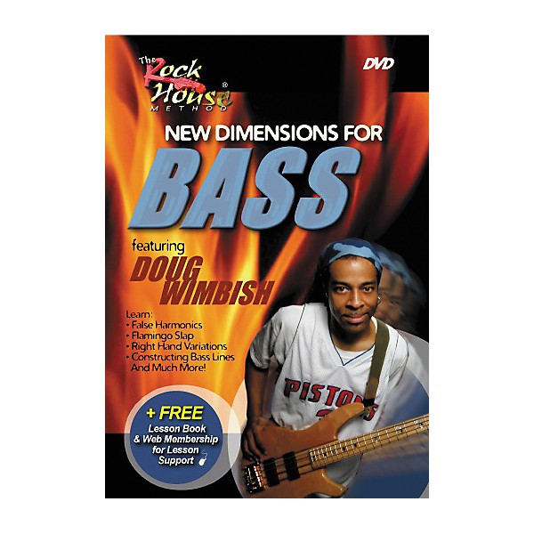 Rock House Learn Rock Bass Beginner, Intermediate, and New Dimensions for Bass (3-DVD Set)