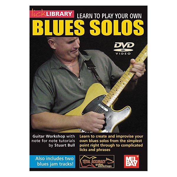 Mel Bay Lick Library Learn To Play Your own Blues Solos DVD