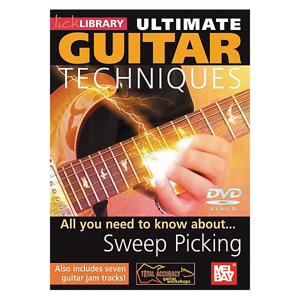Mel Bay Lick Library Ultimate Guitar Techniques: Sweep Picking DVD