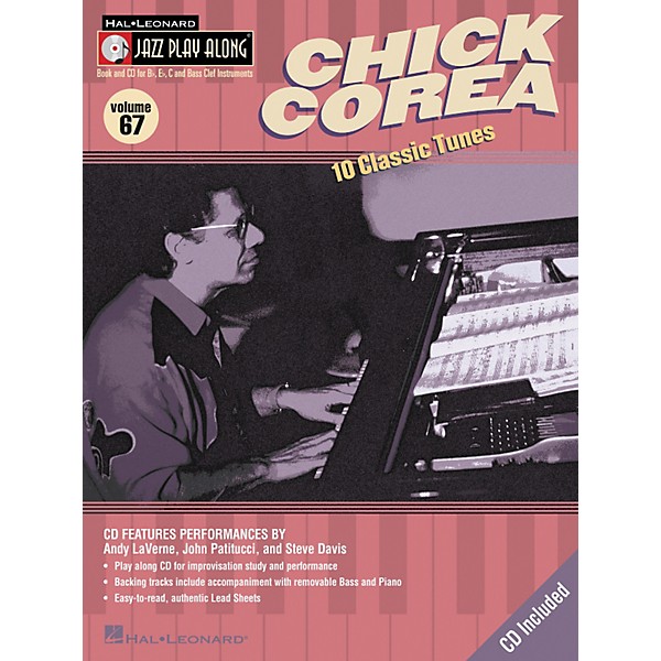 Hal Leonard Chick Corea - Jazz Play Along, Volume 67 (Book/CD)