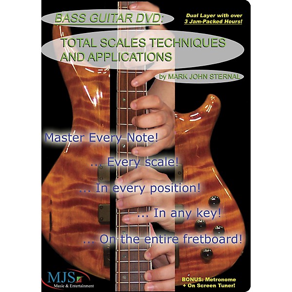 MJS Music Publications Bass Guitar DVD: Total Scales Techniques and Applications