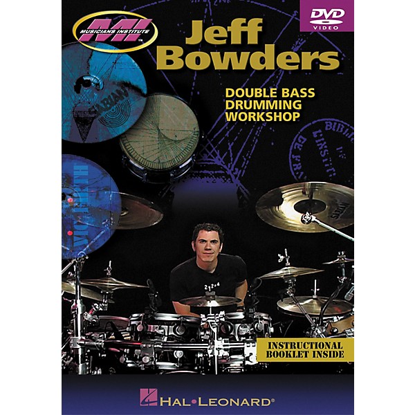 Hal Leonard Jeff Bowders - Double Bass Drumming Workshop DVD