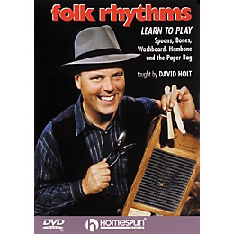 Homespun Folk Rhythms: Learn To Play Spoons, Bones, Washboard, Hambone and the Paper Bag (DVD)