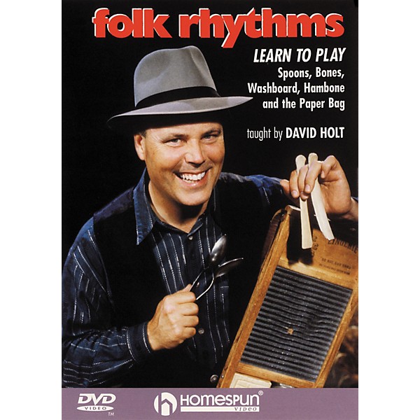 Homespun Folk Rhythms: Learn To Play Spoons, Bones, Washboard, Hambone and the Paper Bag (DVD)