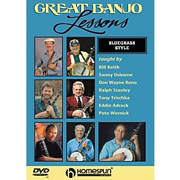 Homespun Great Banjo Lessons Bluegrass Style (DVD)