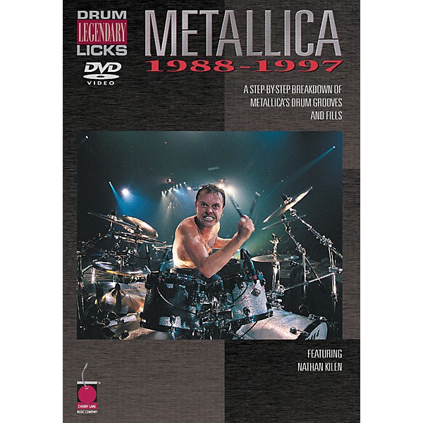 Cherry Lane Metallica - Drum Legendary Licks 1988-1997 DVD