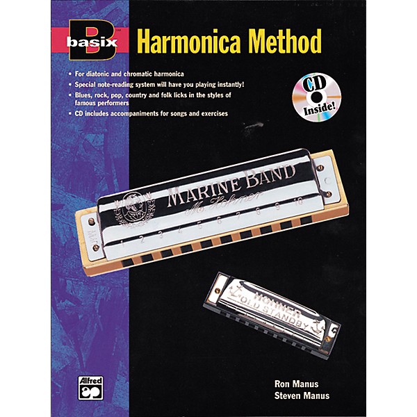 Alfred Basix Harmonica Method Book w/CD