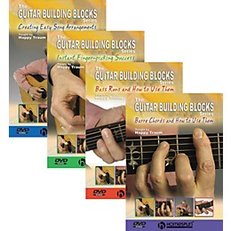 Homespun Happy Traum's Guitar Complete Guitar Building Blocks Series (Book and 4-DVD Set)