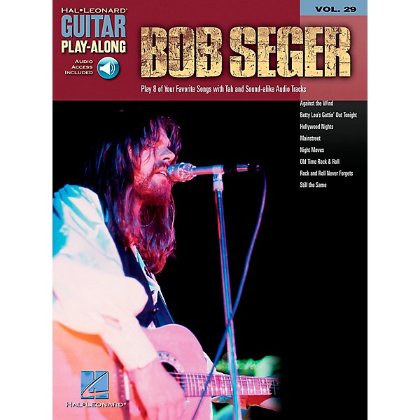Hal Leonard Bob Seger Guitar Play-Along Series Book with CD