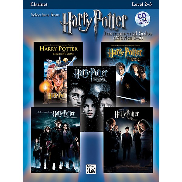 Alfred Harry Potter Instrumental Solos - Movies 1-5 Clarinet