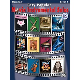 Alfred Easy Popular Movie Instrumental Solos French Horn