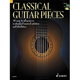 Schott Classical Guitar Pieces in Tab & Notation Book with CD