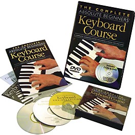 Music Sales Complete Absolute Beginners Keyboard Couse (Book/CD/DVD)