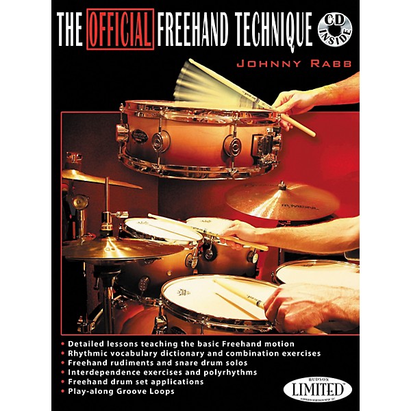 Hudson Music The Official Freehand Technique Johnny Rabb Book/CD