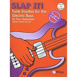 Theodore Presser Slap It! Funk Studies for the Electric Bass (Book/CD)