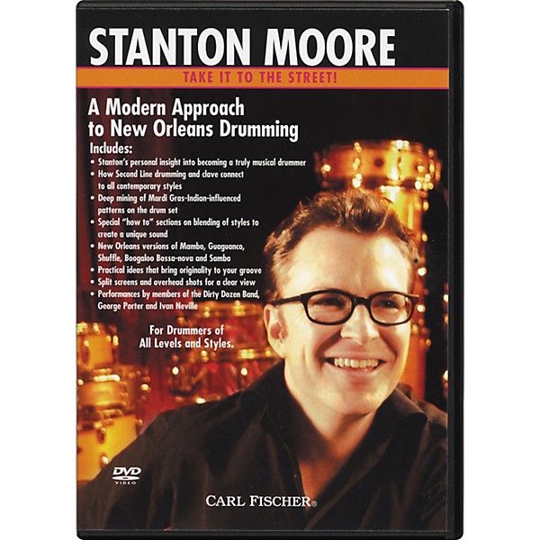 Carl Fischer Modern New Orleans Drumming with Stanton Moore (DVD)