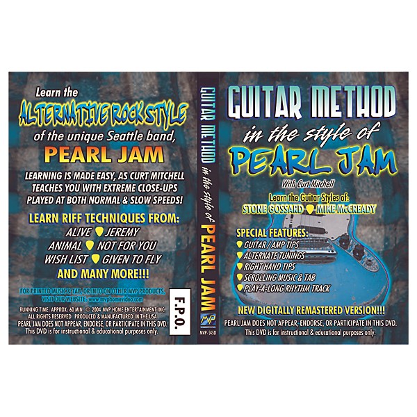 MVP In the Style of Pearl Jam (DVD)
