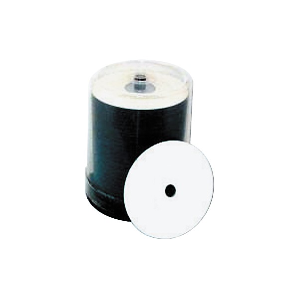 Taiyo Yuden 4.7GB DVD+R, 16X, White Inkjet-Printable and Hub Printable, 100 Disc Spindle