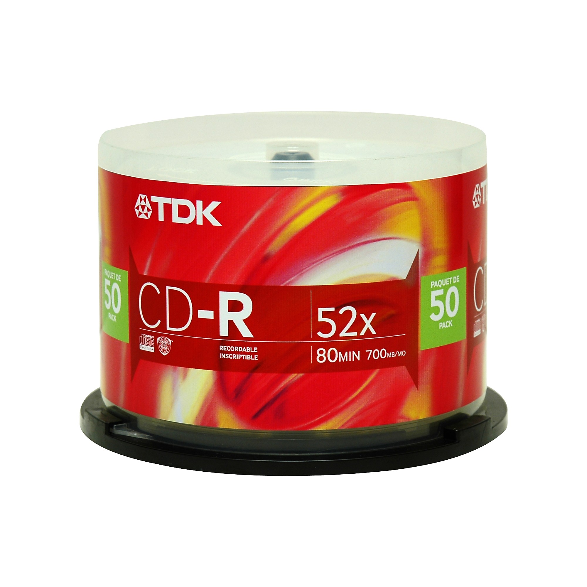 TDK CD-R 700MB 80-Minute 52x 50 Pack Spindle | Guitar Center