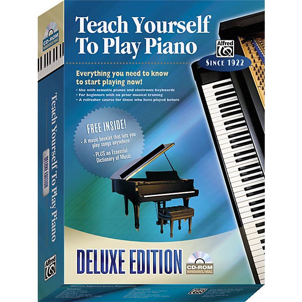 Alfred Teach Yourself To Play Piano Deluxe Edition CD-ROM