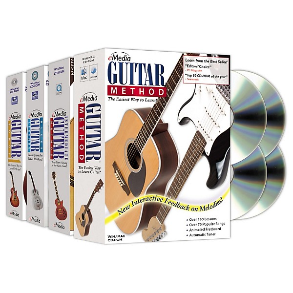 eMedia Guitar Collection 4 CD-ROM Set
