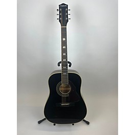 Used Silvertone 955/bk Acoustic Guitar