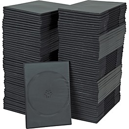 BK Media 7 mm Slim DVD Cases 100-Pack