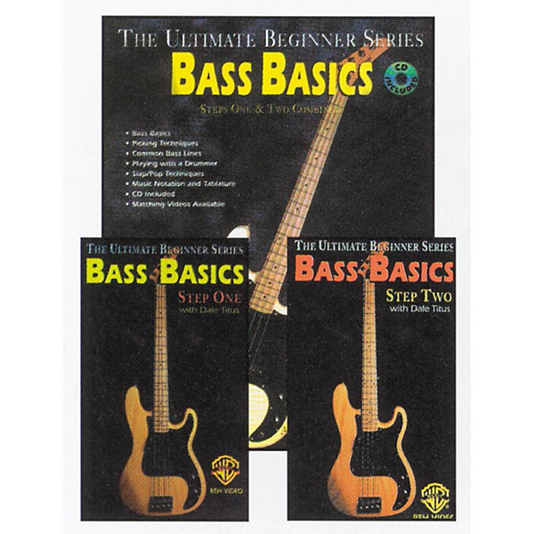 Alfred Bass Basics Mega-Pack Book/Video/CD