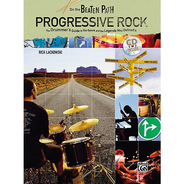 Alfred On the Beaten Path - Progressive Rock: The Drummer's Guide to the Genre and the Legends Who Defined Them - Book and CD