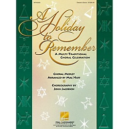 Hal Leonard A Holiday to Remember - A Multi-Traditional Choral Celebration (Medley) SAB Score arranged by Mac Huff
