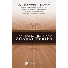 Hal Leonard A Peaceful Kyrie SAB composed by John Purifoy
