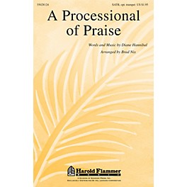 Shawnee Press A Processional of Praise SATB, TRUMPET arranged by Brad Nix