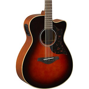 Yamaha A-Series AC1M Cutaway Concert Acoustic-Electric Guitar Tobacco Sunburst 