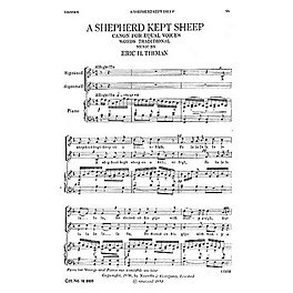 Novello A Shepherd Kept Sheep SS Composed by Eric Thiman