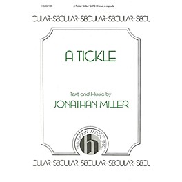 Hinshaw Music A Tickle SATB composed by Jonathan Miller