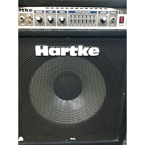 Used Hartke A100 100W 1x15 Bass Combo Amp Guitar Center
