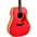 Applause AAS-69 Jump Series Slope Shoulder Dreadnought Acoustic Guitar Lipstick