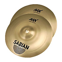 Open Box SABIAN AAX New Symphonic Medium Heavy Cymbal Pair Level 1 19 in.