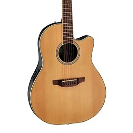 Applause AB24 Traditional Series Mid-Depth Acoustic-Electric Guitar Natural