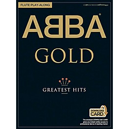 Music Sales ABBA Gold Greatest Hits Flute Play-Along (Book/Online Audio)