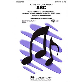 Hal Leonard ABC Combo Parts by The Jackson 5 Arranged by Roger Emerson