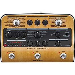 Open Box Zoom AC-3 Acoustic Creator Acoustic Multi-Effects Pedal