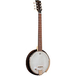 Blemished Gold Tone AC-6+/L Composite Left-Handed Acoustic-Electric Banjo Guitar With Gig Bag Level 2  194744837104