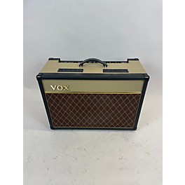 Used VOX AC15C1 15W LIMITED BLACK AND CREAM Tube Guitar Combo Amp