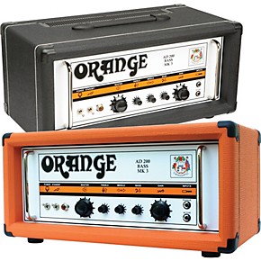 Orange Amplifiers AD Series AD200B 200W Tube Bass Amp Head Orange ...