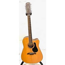 Used Alvarez AD6012CE Artist Series 12 String Acoustic Electric Guitar