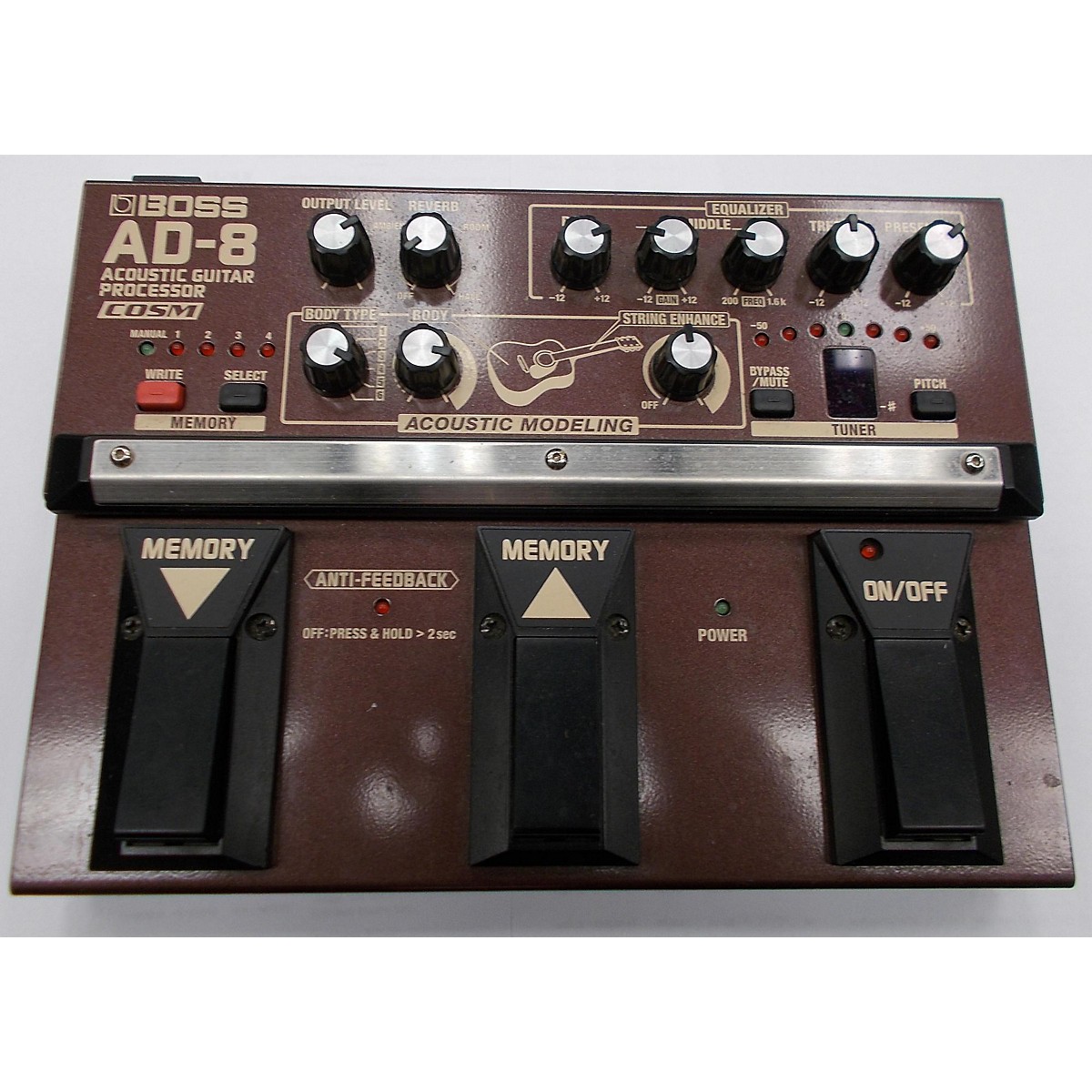 Used Boss AD8 Acoustic Guitar Processor Effect Processor Guitar Center