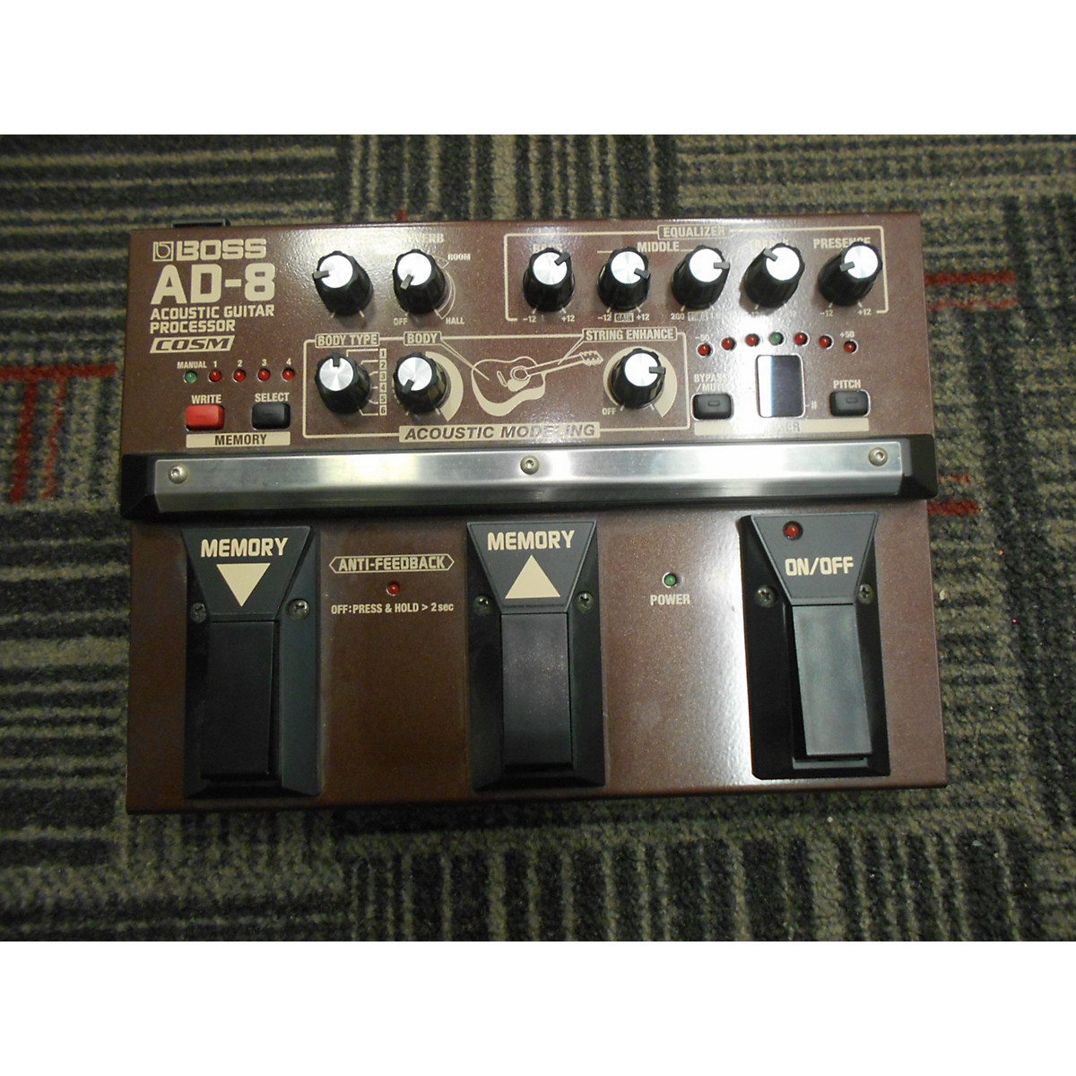 Used Boss AD8 Acoustic Guitar Processor Effect Processor Guitar Center