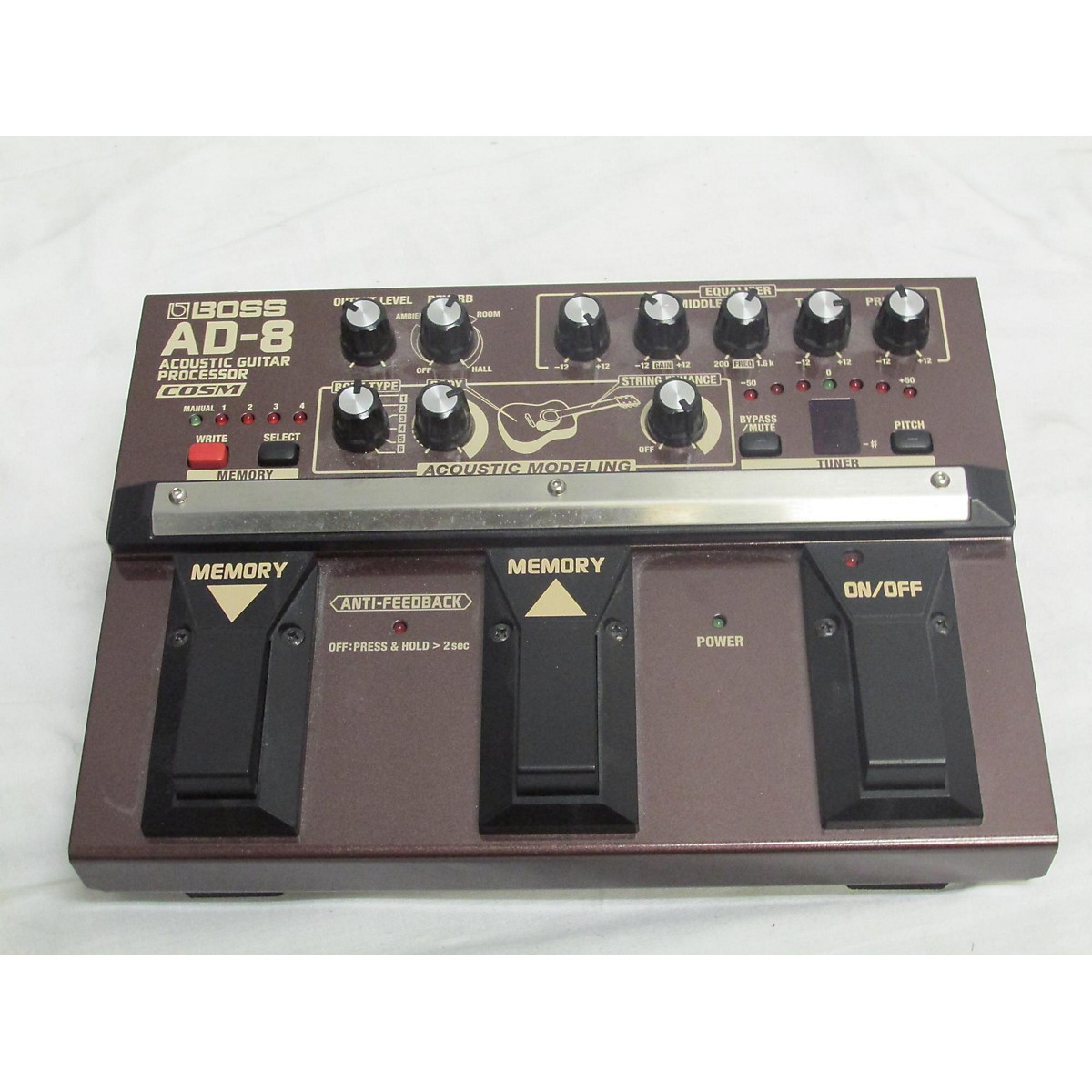 Used Boss AD8 Acoustic Guitar Processor Effect Processor Guitar Center