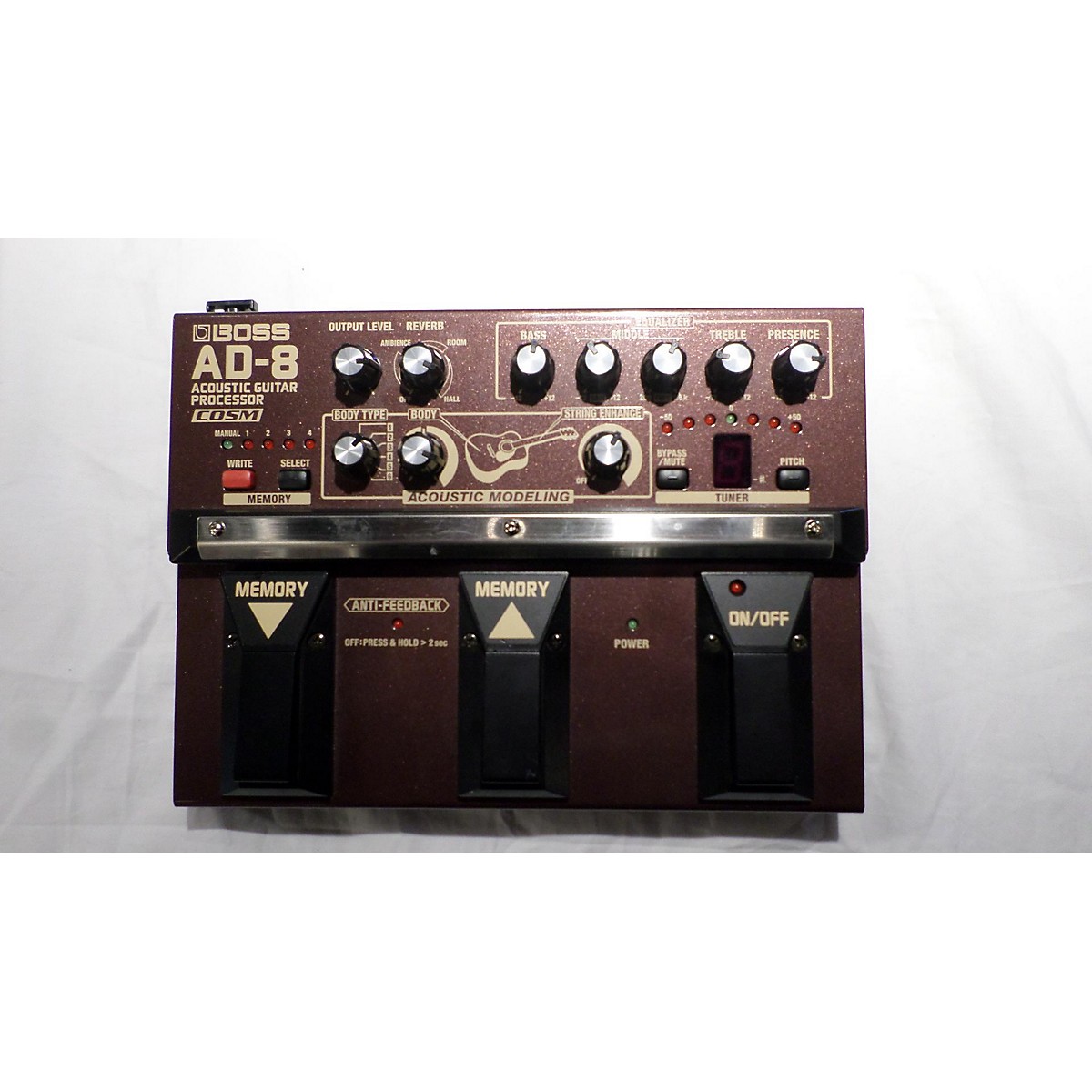 Used Boss AD8 Acoustic Guitar Processor Effect Processor Guitar Center